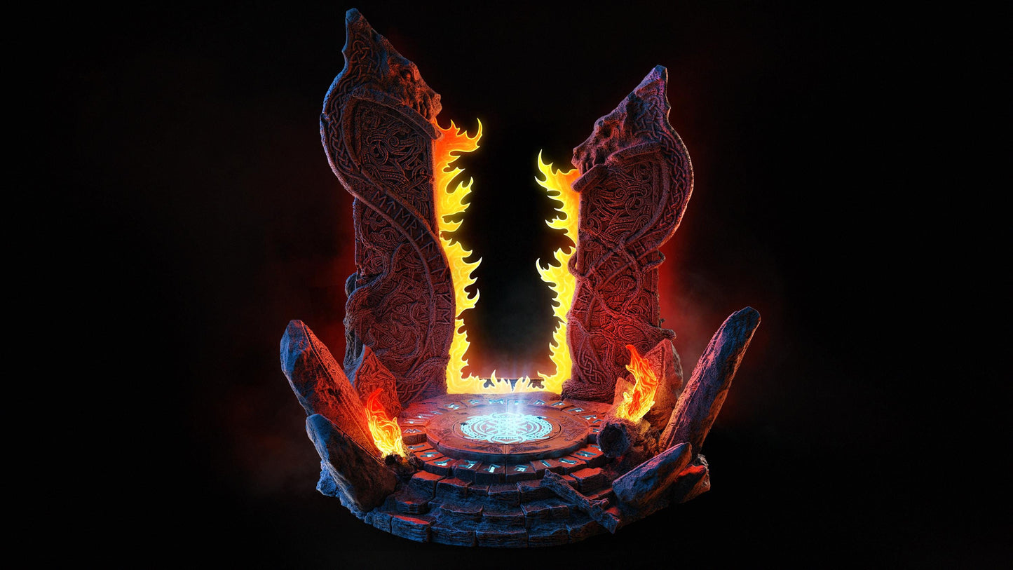 BFG - Voljaryk - Gateway to Valhalla Diorama - 1.12 Scale | Sculpt | Black forge Games