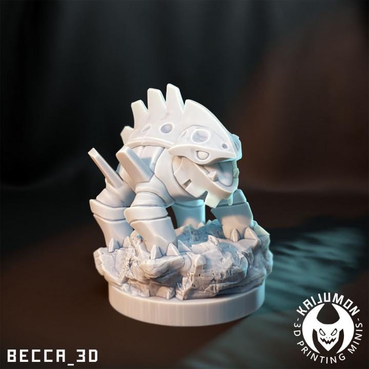Kaijumon Mega Mechazon/ Tabletop Model / Miniature Figurine | Kaijumon