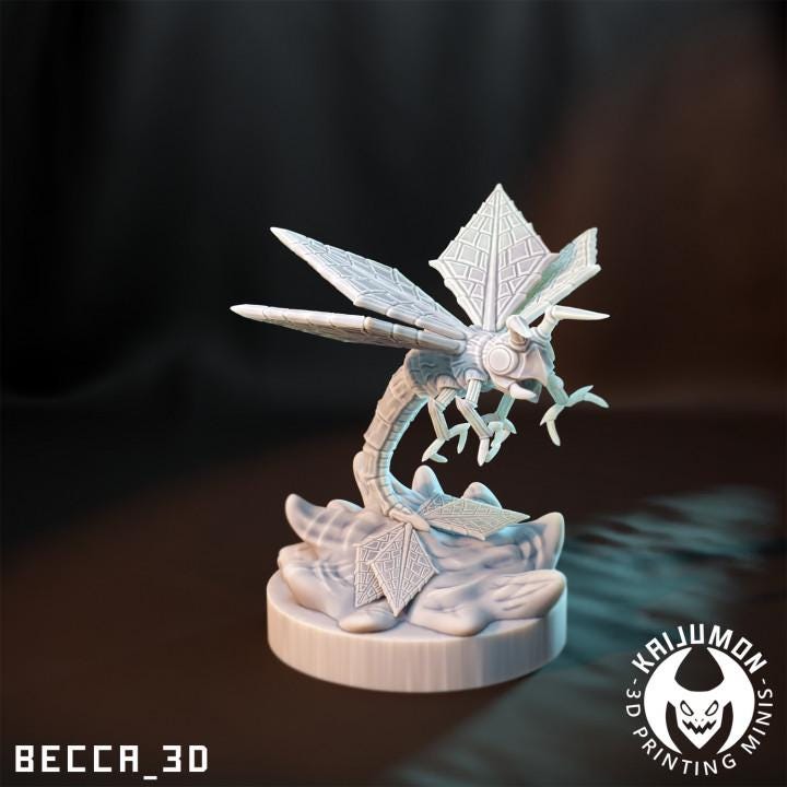 Kaijumon Sand Dragon/ Tabletop Model / Miniature Figurine | Kaijumon