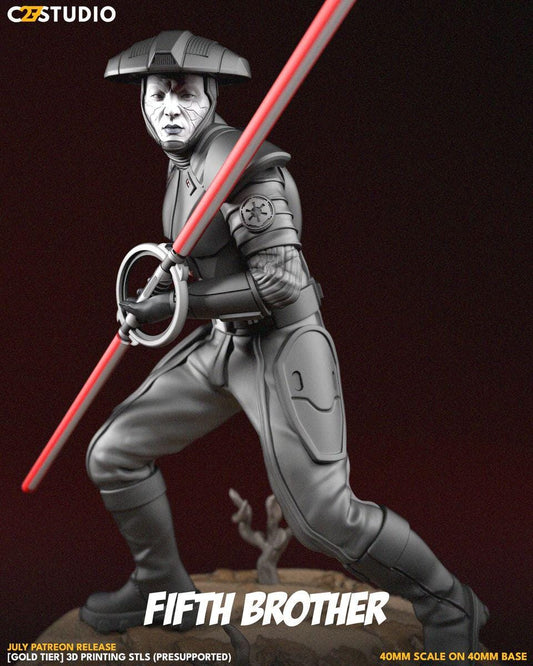 Inquisitor Hammerhead - Shatter Point - Star Wars Fan Art - 3d Printed TTRPG Miniature