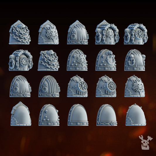 CARNAGE REAPERS SHOULDER PADS SET x20