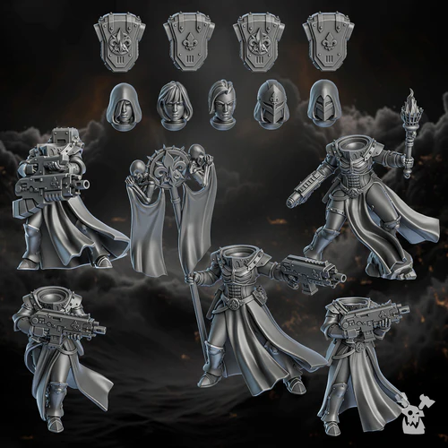 Sisters of Minor Guilt Squad x5 (heavy fusegun, pose 1)