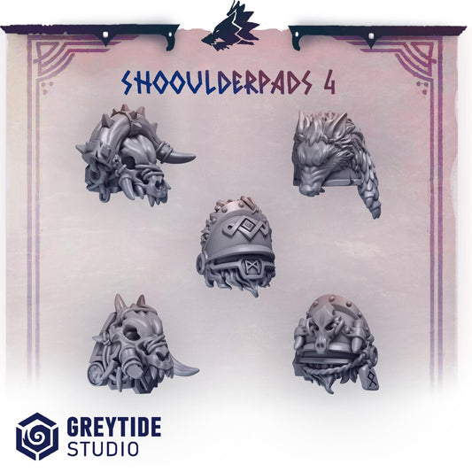 Shoulderpad 4 | Primal hounds | Greytide Studio