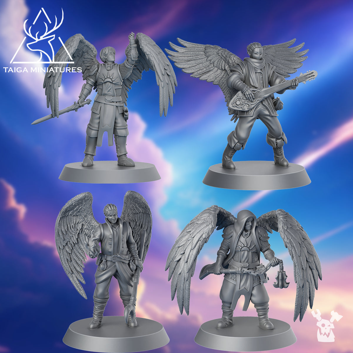 CELESTIAL WARRIORS SET by DakkaDakka Store - Full Miniature / Model