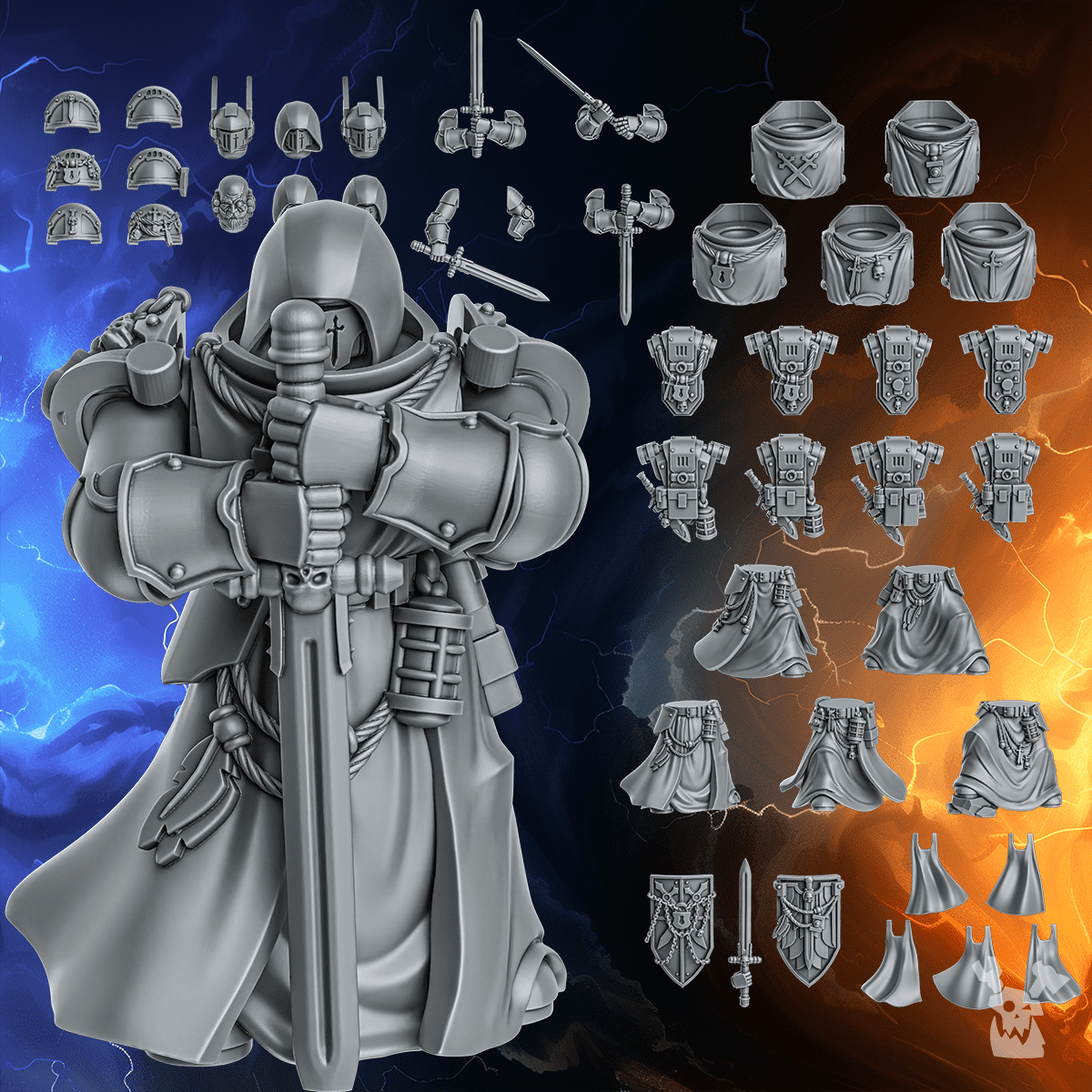 KNIGHTS OF THE CIRCLE BUILD-KIT (MILLENNIUM WARS) by DakkaDakka Store - Full Miniature / Model