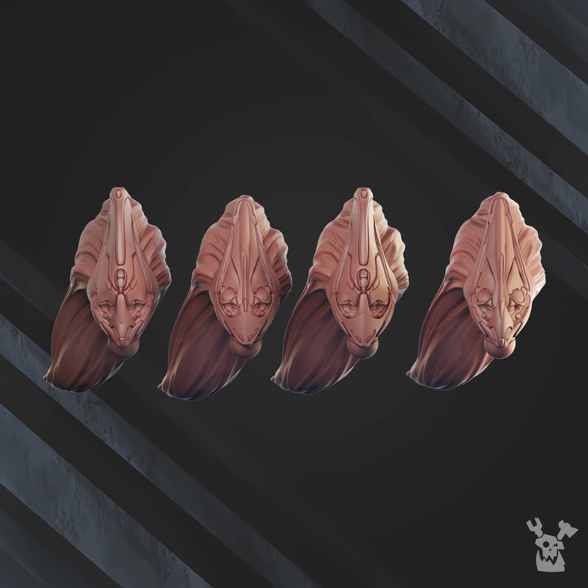 Alternate view of COMET SCREAMERS SQUAD (BUILD-KIT) by DakkaDakka Store - Full Miniature / Model