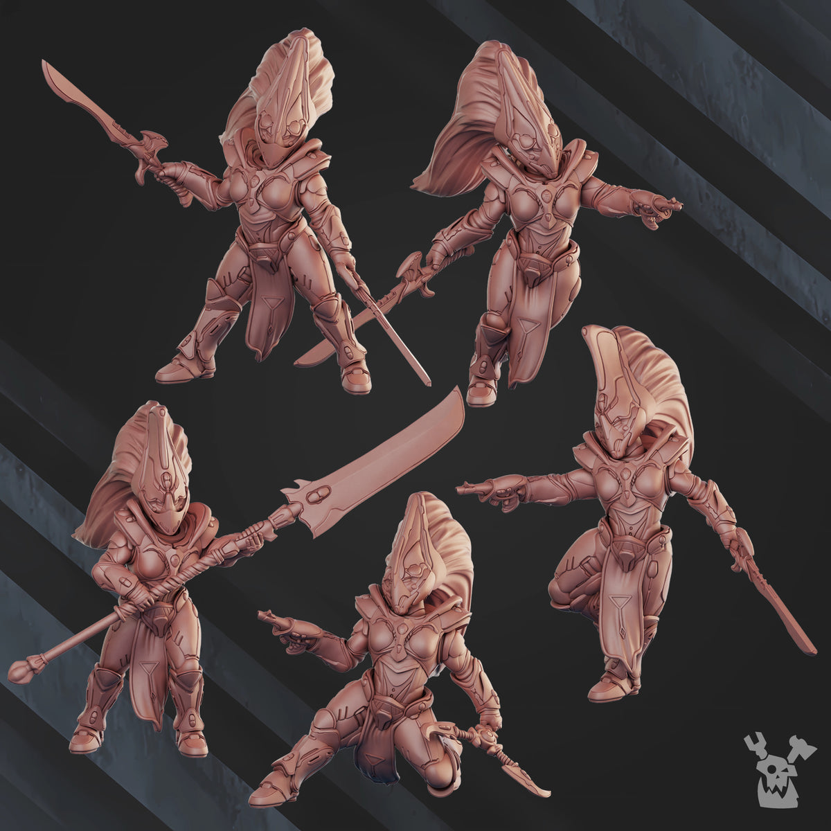 COMET SCREAMERS SQUAD (BUILD-KIT) by DakkaDakka Store - Full Miniature / Model