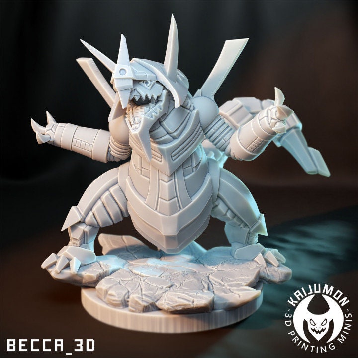 Kaijumon Mega Mechazon/ Tabletop Model / Miniature Figurine | Kaijumon