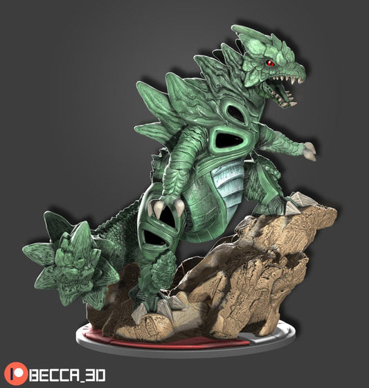 Kaijumon Rock Dinosaur/ Tabletop Model / Miniature Figurine | Kaijumon