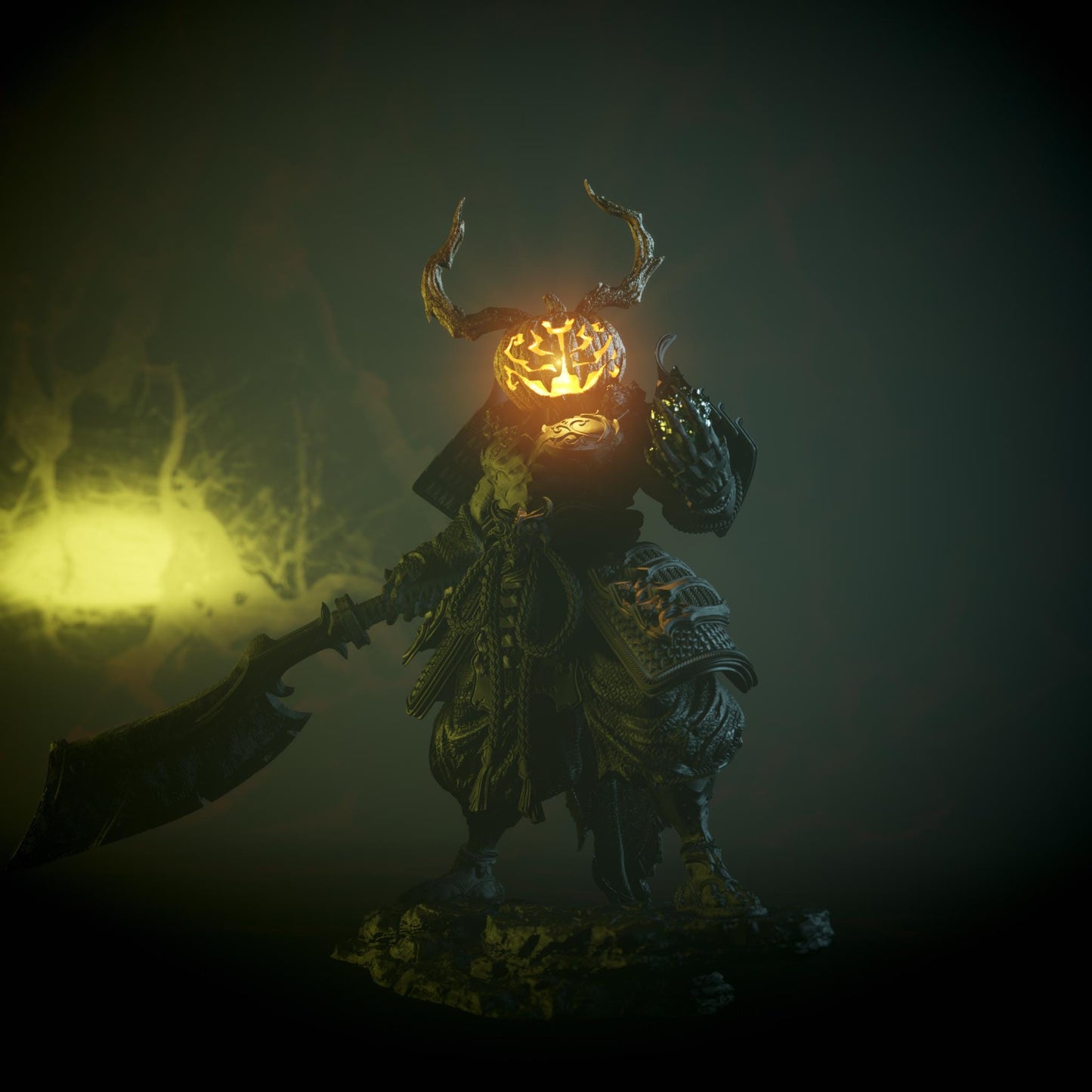 BFG - Tenjin - Addon - Halloween Special Pumpkin Head | Sculpt | Black forge Games