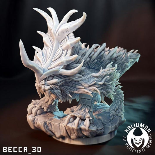 Kaijumon Fire Trike/ Tabletop Model / Miniature Figurine | Kaijumon