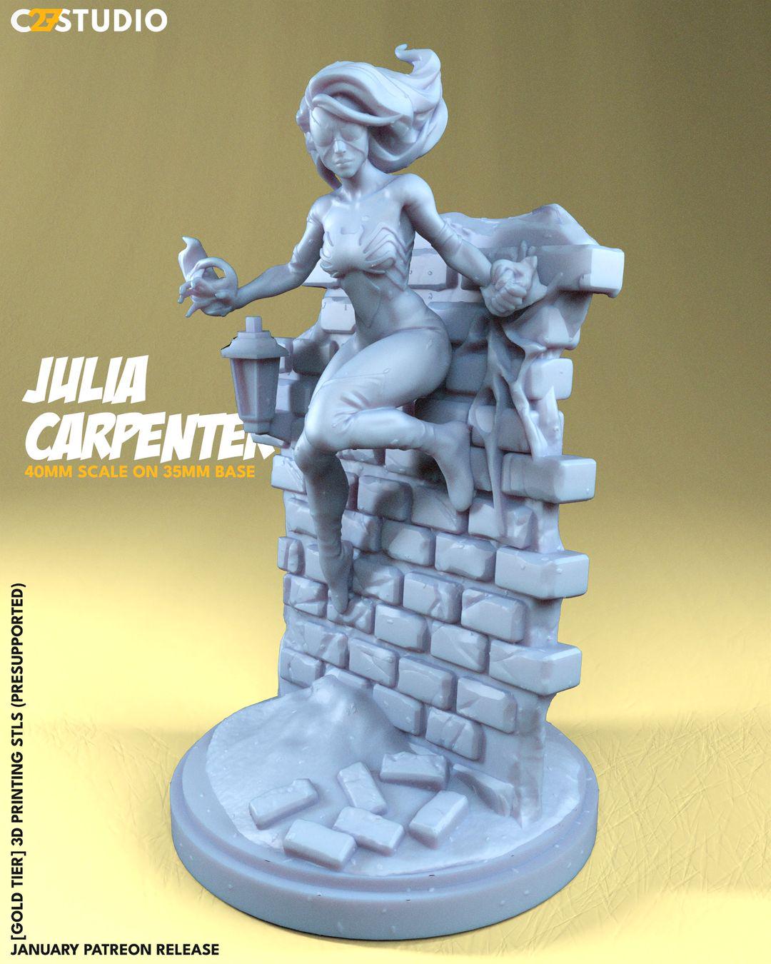 Arachnid Woman - Crisis Protocol Proxy - Marvel Fan Art - 3d Printed TTRPG Miniature