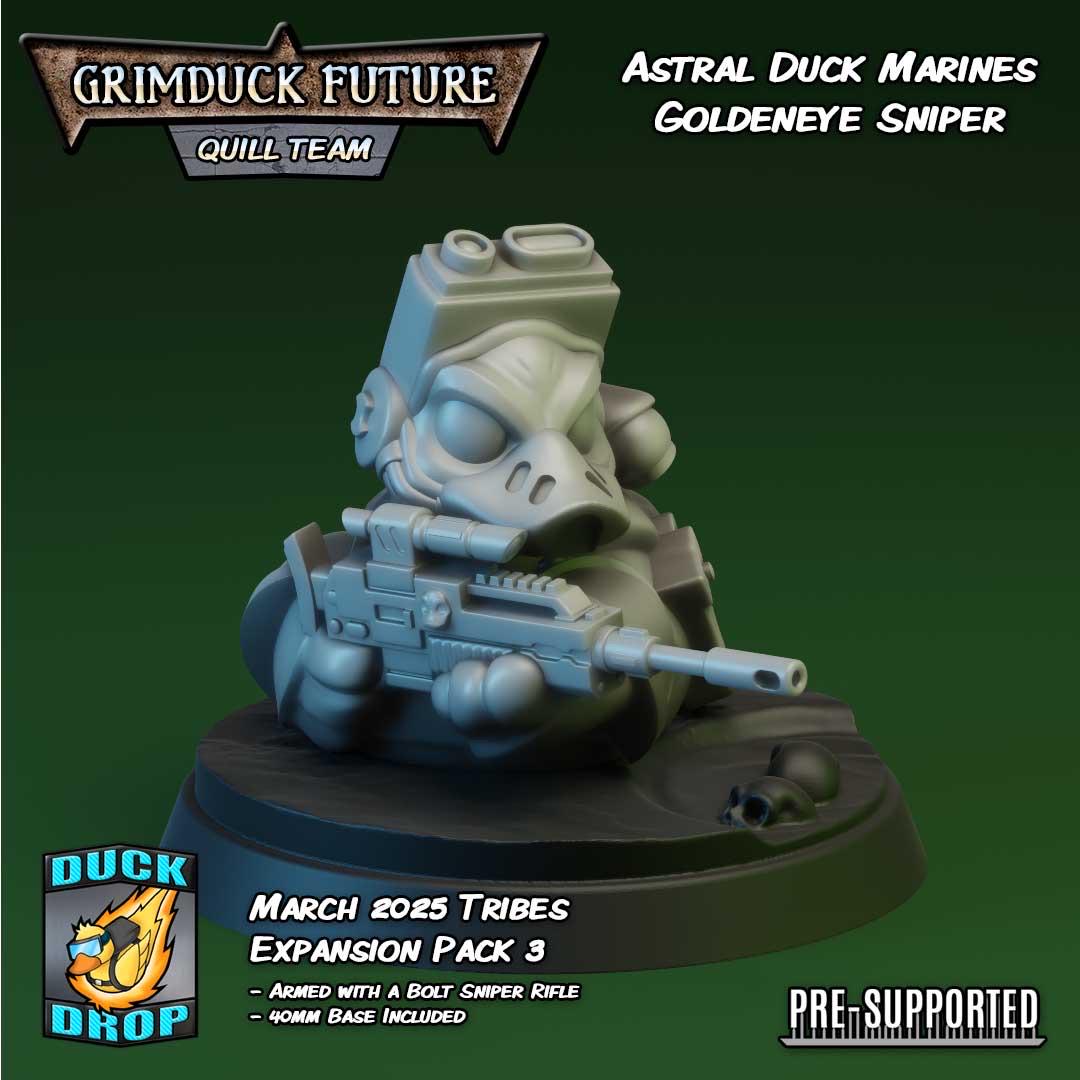 Astral Marine "Rubber" Duck With Sniper | Jeep Accessory