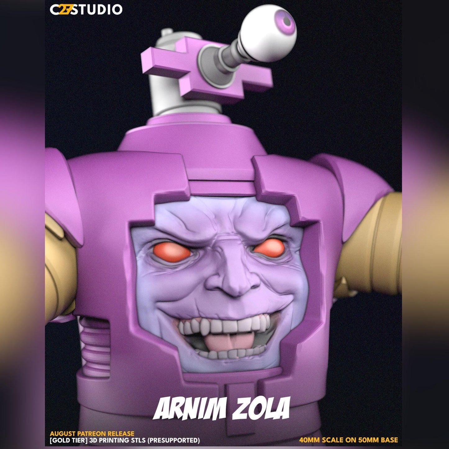 Compy McFace - Crisis Protocol Proxy - Marvel Fan Art - 3d Printed TTRPG Miniature