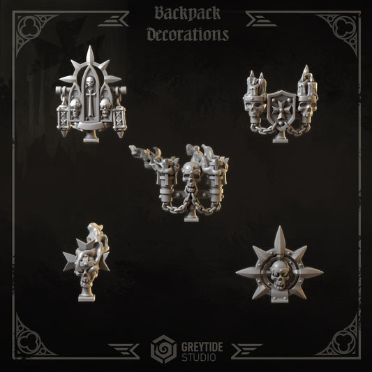 Backpack Decorations | Eternal Crusaders | Greytide Studio