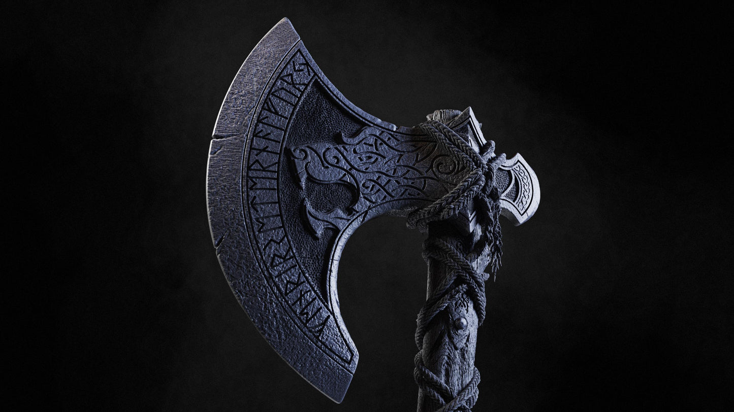 BFG - Fenrir Axe - Life Size Wall Display | Sculpt | Black forge Games