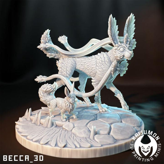 Kaijumon Fairy Cat/ Tabletop Model / Miniature Figurine | Kaijumon