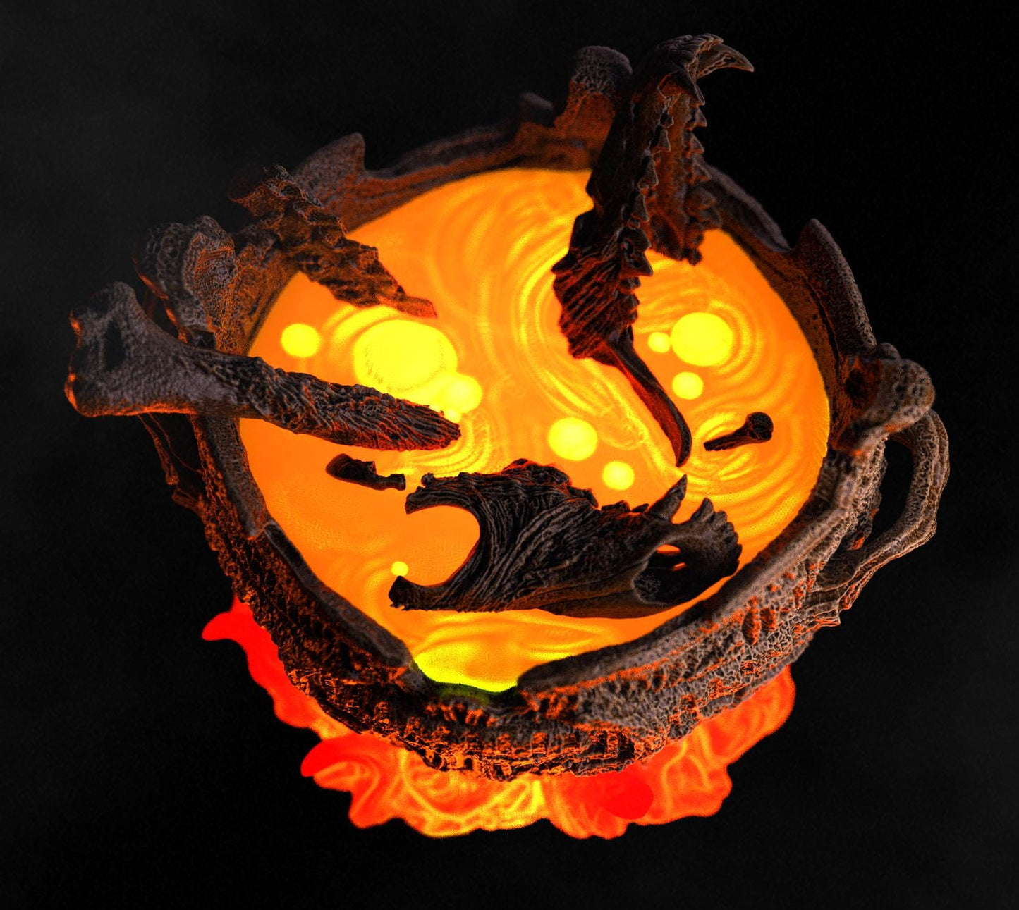 BFG - Omari - Addon - Bone Broth Cauldron - 1.12 Scale | Sculpt | Black forge Games