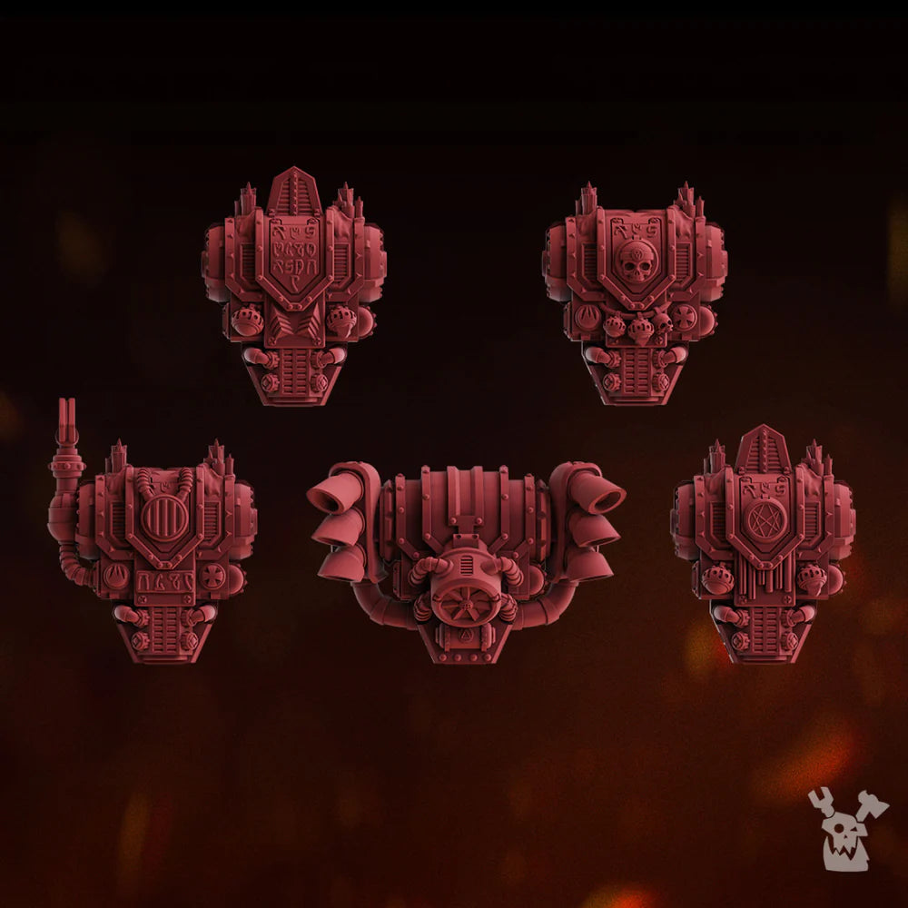 FIRE PREACHERS BACKPACKS SET x5