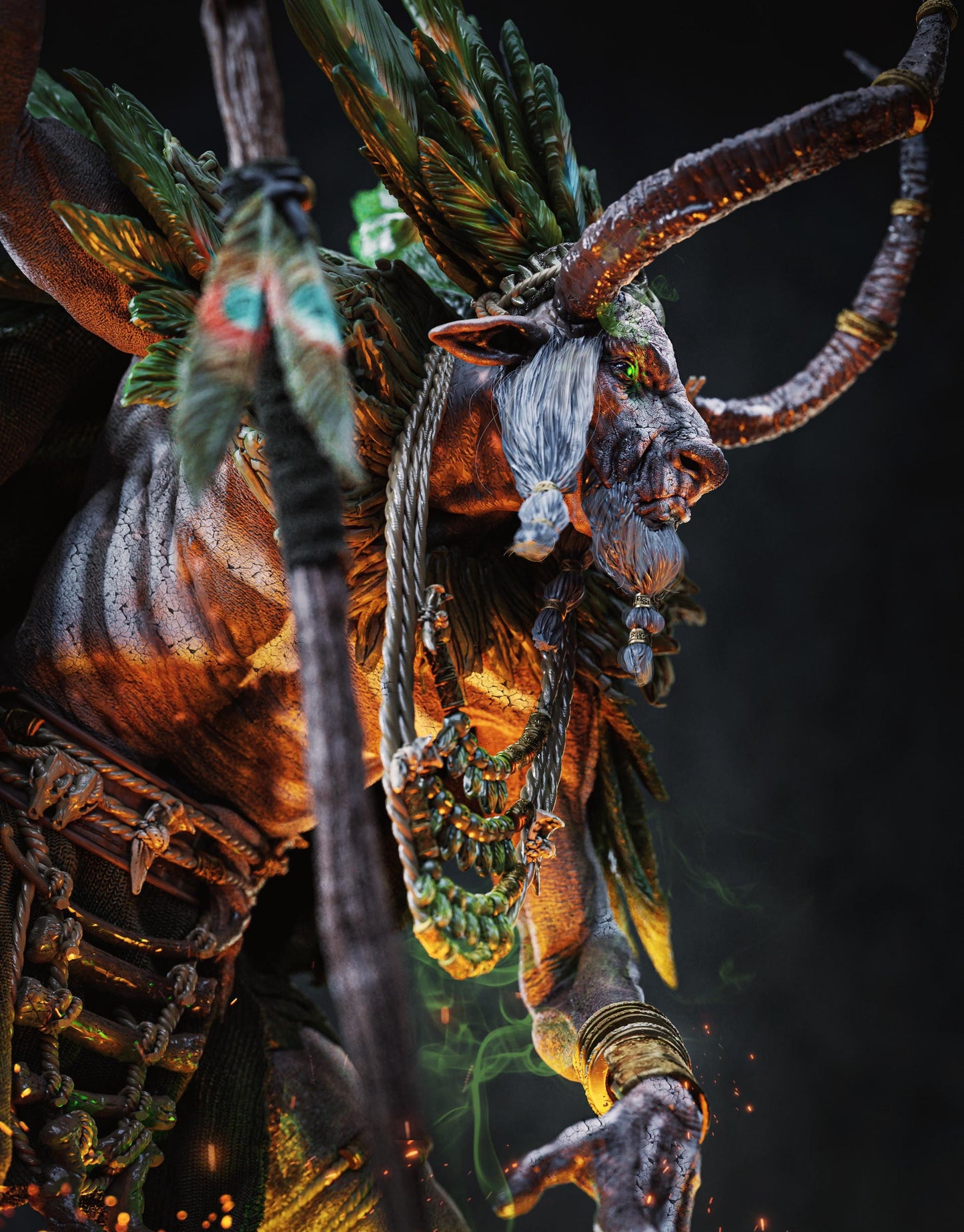 BFG - Omari - The Wisdom Keeper (1.18 Scale)  | Sculpt | Black forge Games