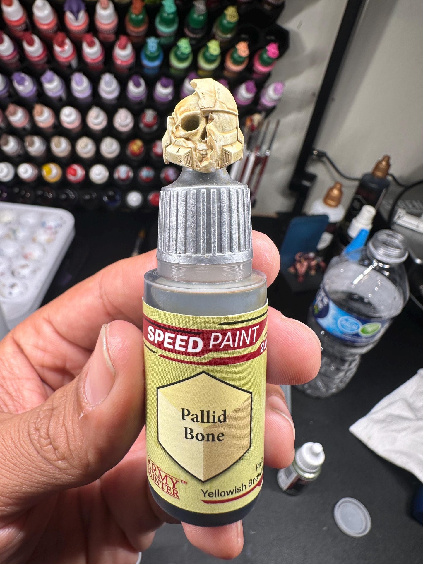 Helmet skull Swatch Caps paint bottle toppers