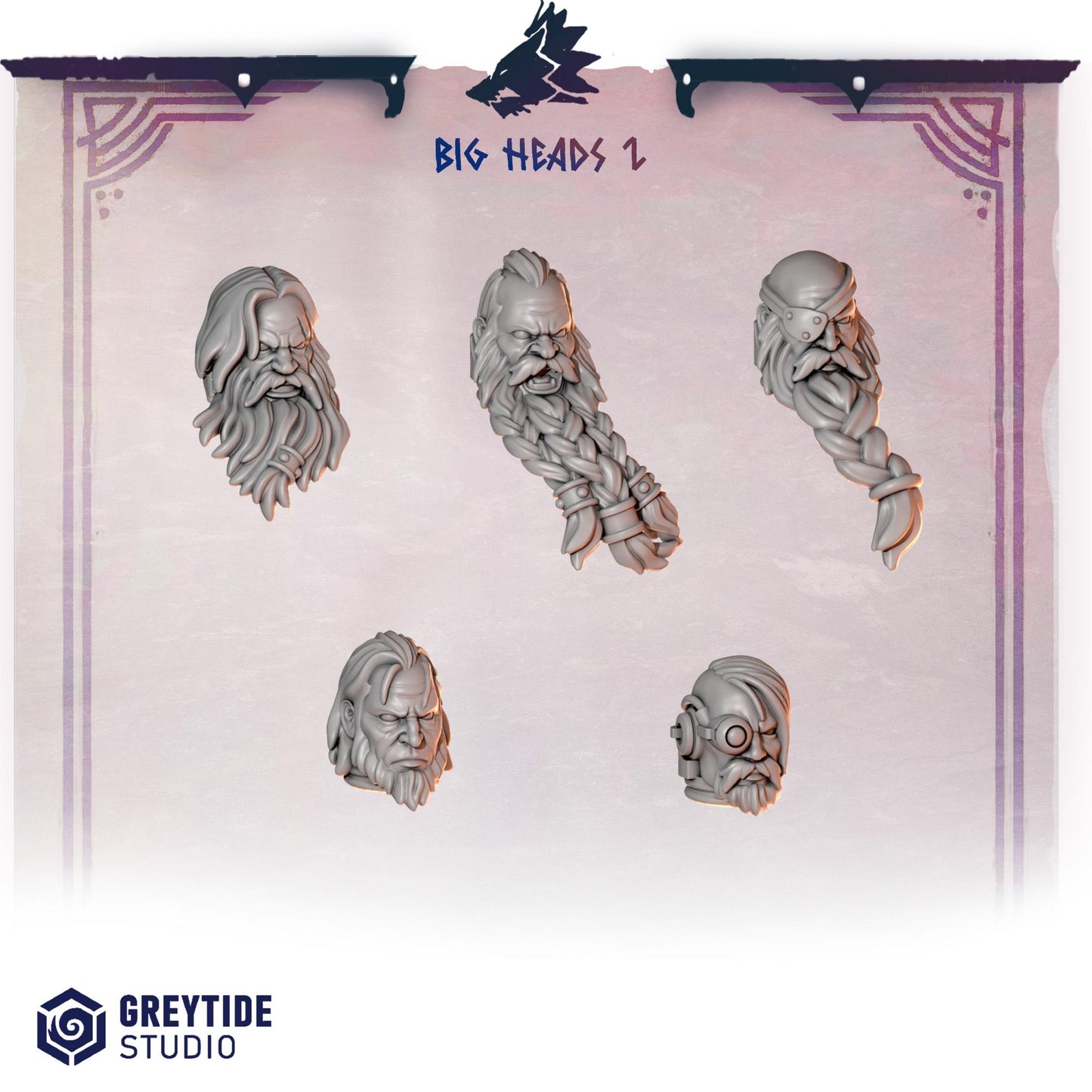 Big Armor Heads  | Primal Hound | Greytide Studio