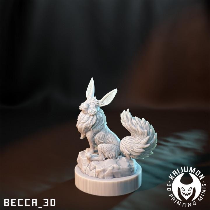 Kaijumon Esper Cat/ Tabletop Model / Miniature Figurine | Kaijumon (espeon)