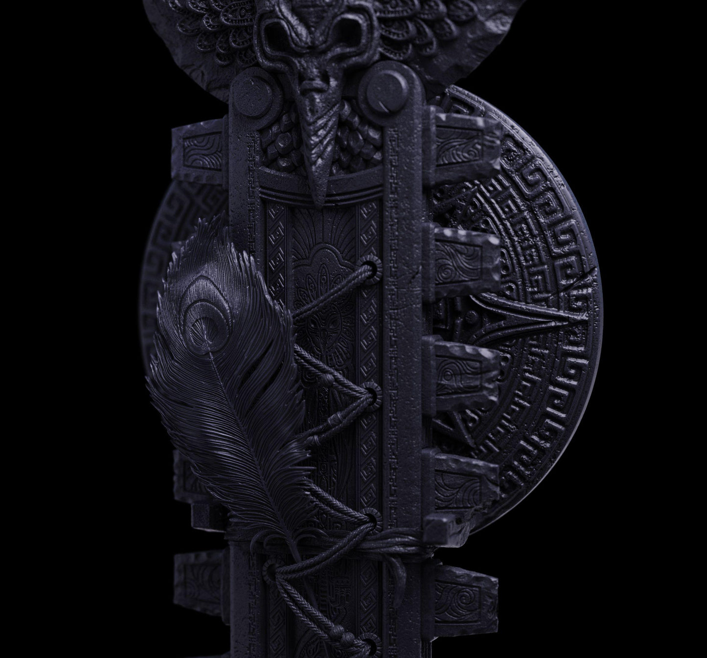 BFG - Oathguard - The Sacred Macuahuitl | Sculpt | Black forge Games