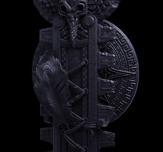 BFG - Oathguard - The Sacred Macuahuitl | Sculpt | Black forge Games