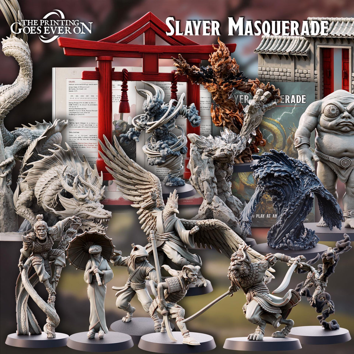 Slayer Masquerade | DND full Campaign | The Printing Goes EverOn - Full Miniature / Model