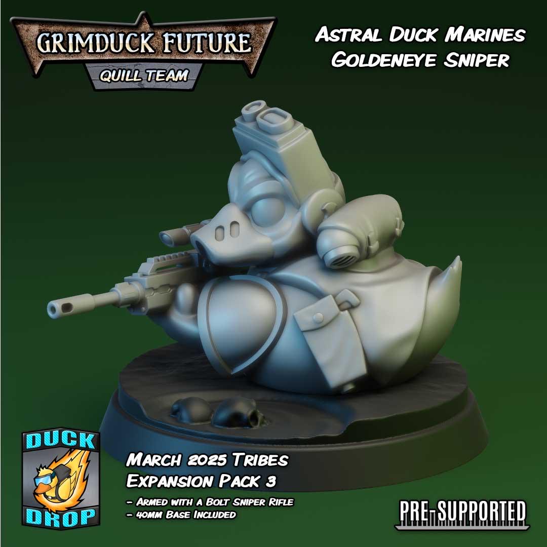 Astral Marine "Rubber" Duck With Sniper | Jeep Accessory
