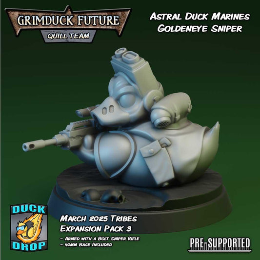 Astral Marine "Rubber" Duck With Sniper | Jeep Accessory