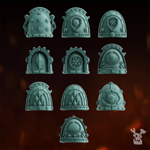 Lunar Knights Shoulder Pads Set x10 #1