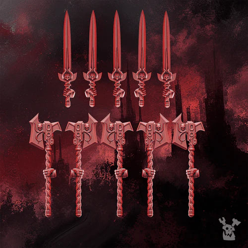 Crimson Wings Honour Squad Cold Weapons Set x10