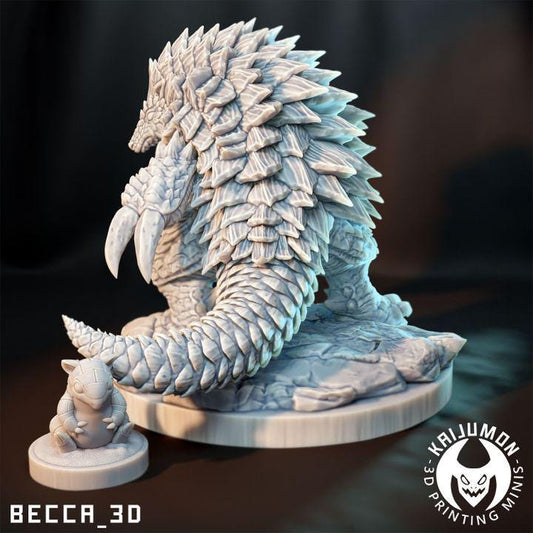 Kaijumon Pangolin/ Tabletop Model / Miniature Figurine | Kaijumon (SandSlash)
