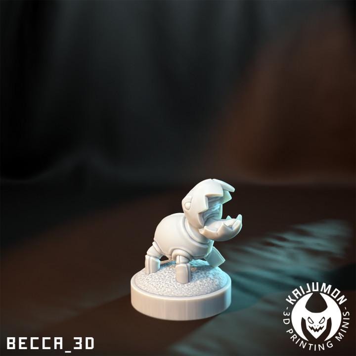 Kaijumon Sand Dragon/ Tabletop Model / Miniature Figurine | Kaijumon