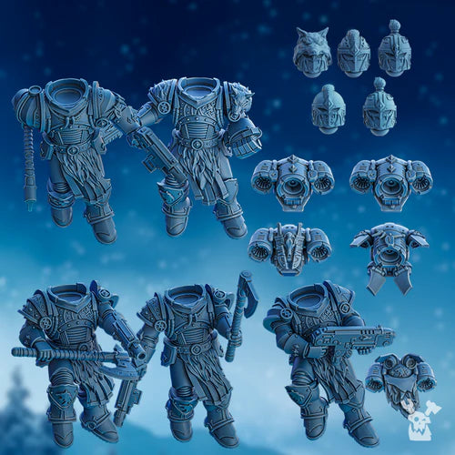 Tempest Wolves Squad with a Fuse Rifle x5