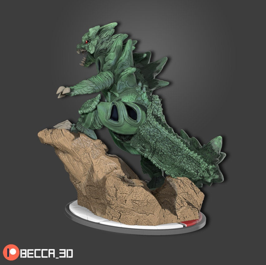 Kaijumon Rock Dinosaur/ Tabletop Model / Miniature Figurine | Kaijumon