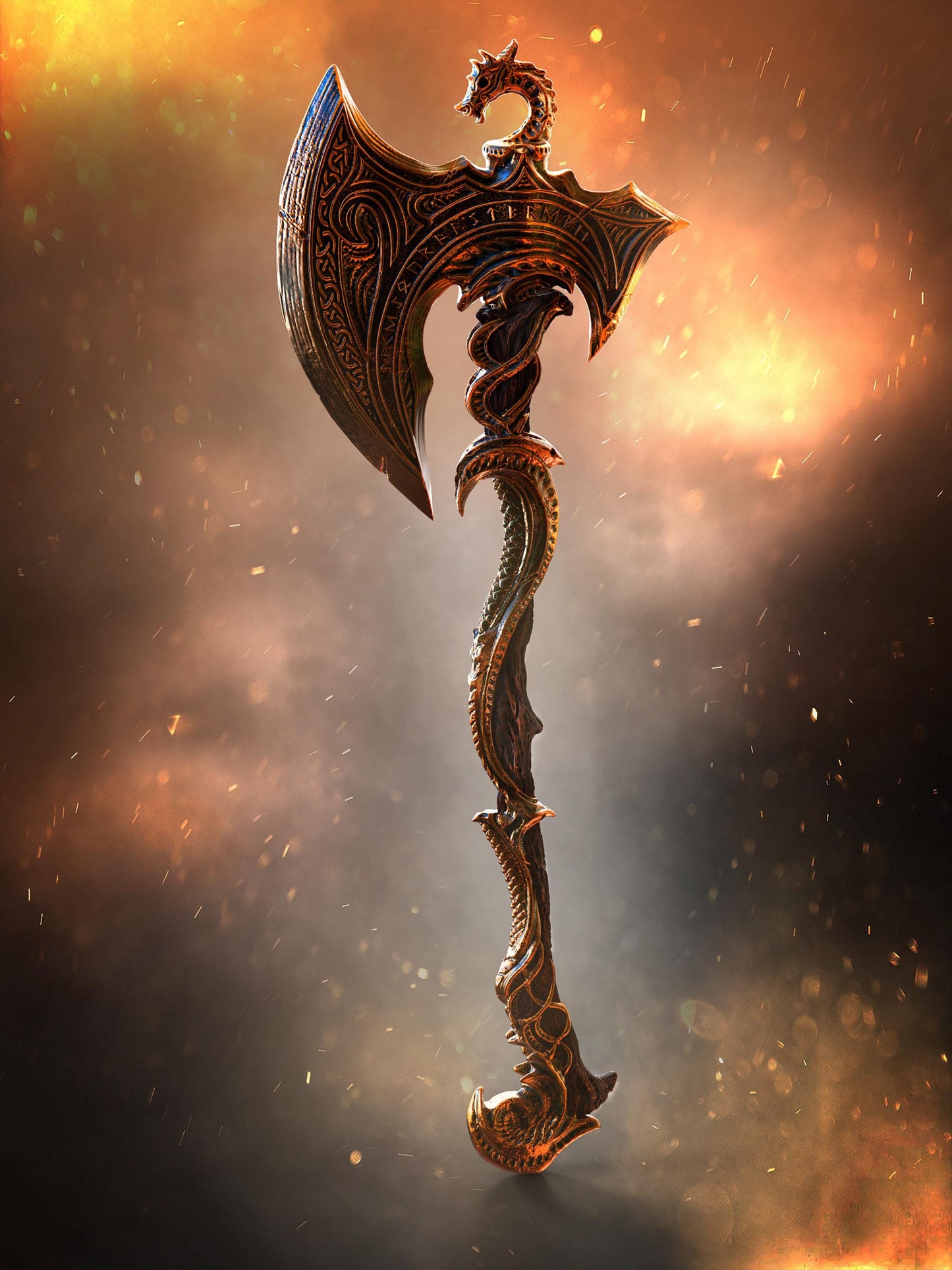 BFG - Voljaryk - Addon - Konning Axe - 1.12 Scale | Sculpt | Black forge Games