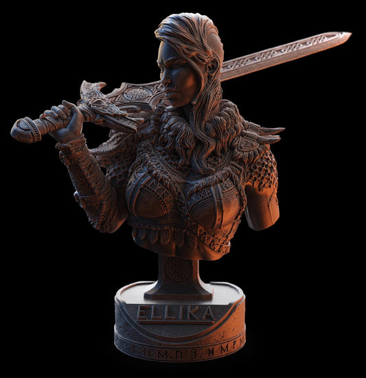 BFG - Ellika - Bust | Sculpt | Black forge Games