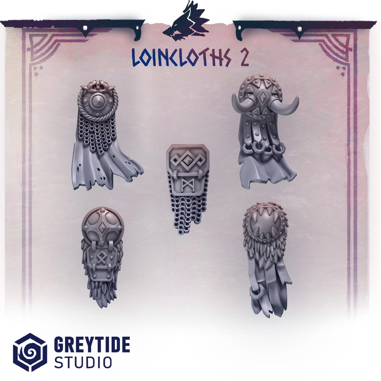 Loincloths 2 | Primal hounds | Greytide Studio
