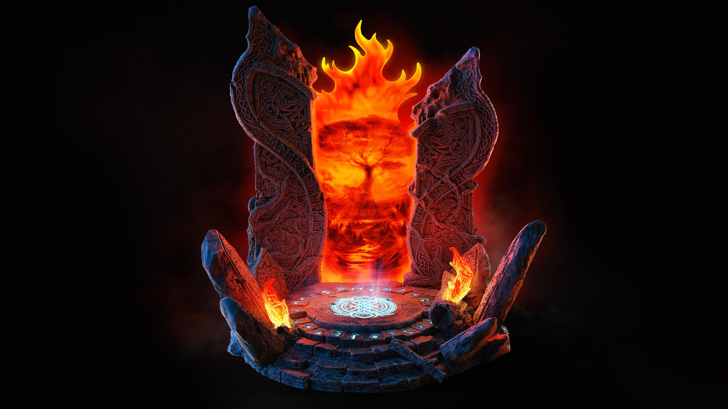 BFG - Voljaryk - Gateway to Valhalla Diorama - 1.12 Scale | Sculpt | Black forge Games