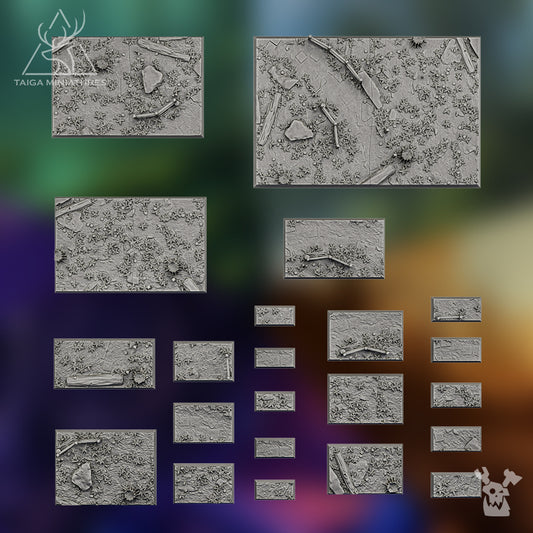 FANTASY FOREST RECTANGULAR BASES X88