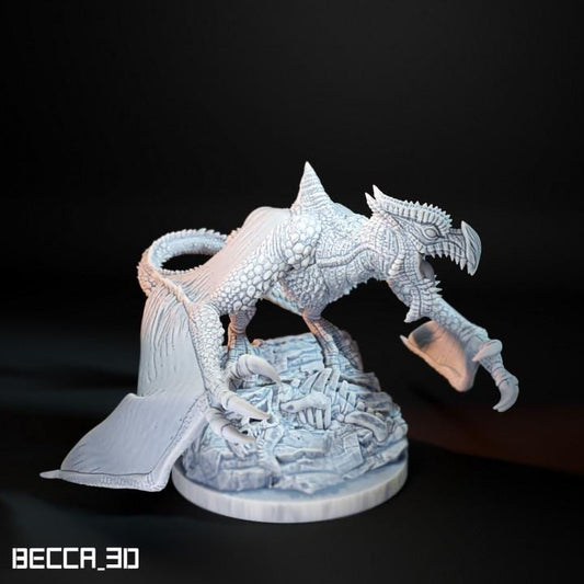 Kaijumon Pterodactyl Defending/ Tabletop Model / Miniature Figurine | Kaijumon