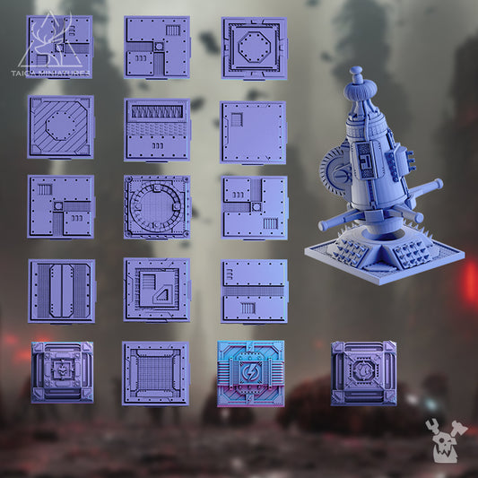 ROCK HEAD TILE SET