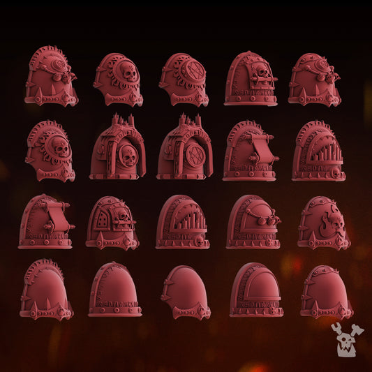 FIRE PREACHERS SHOULDER PADS SET x20