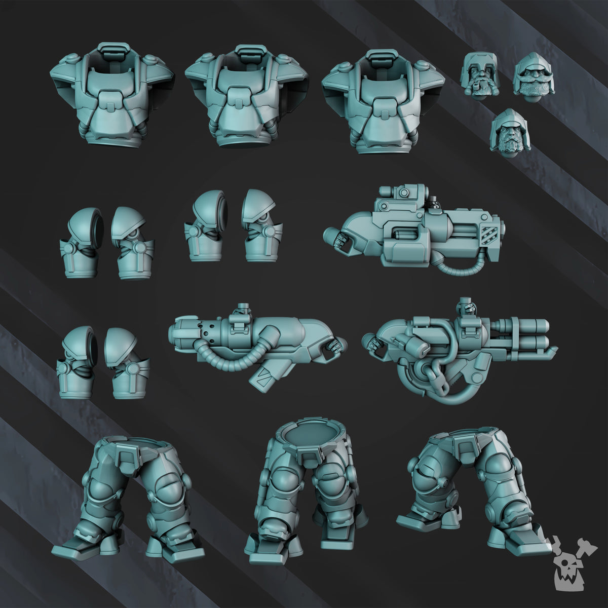 Alternate view of FLAMEHEART GUARDIANS by DakkaDakka Store - Full Miniature / Model