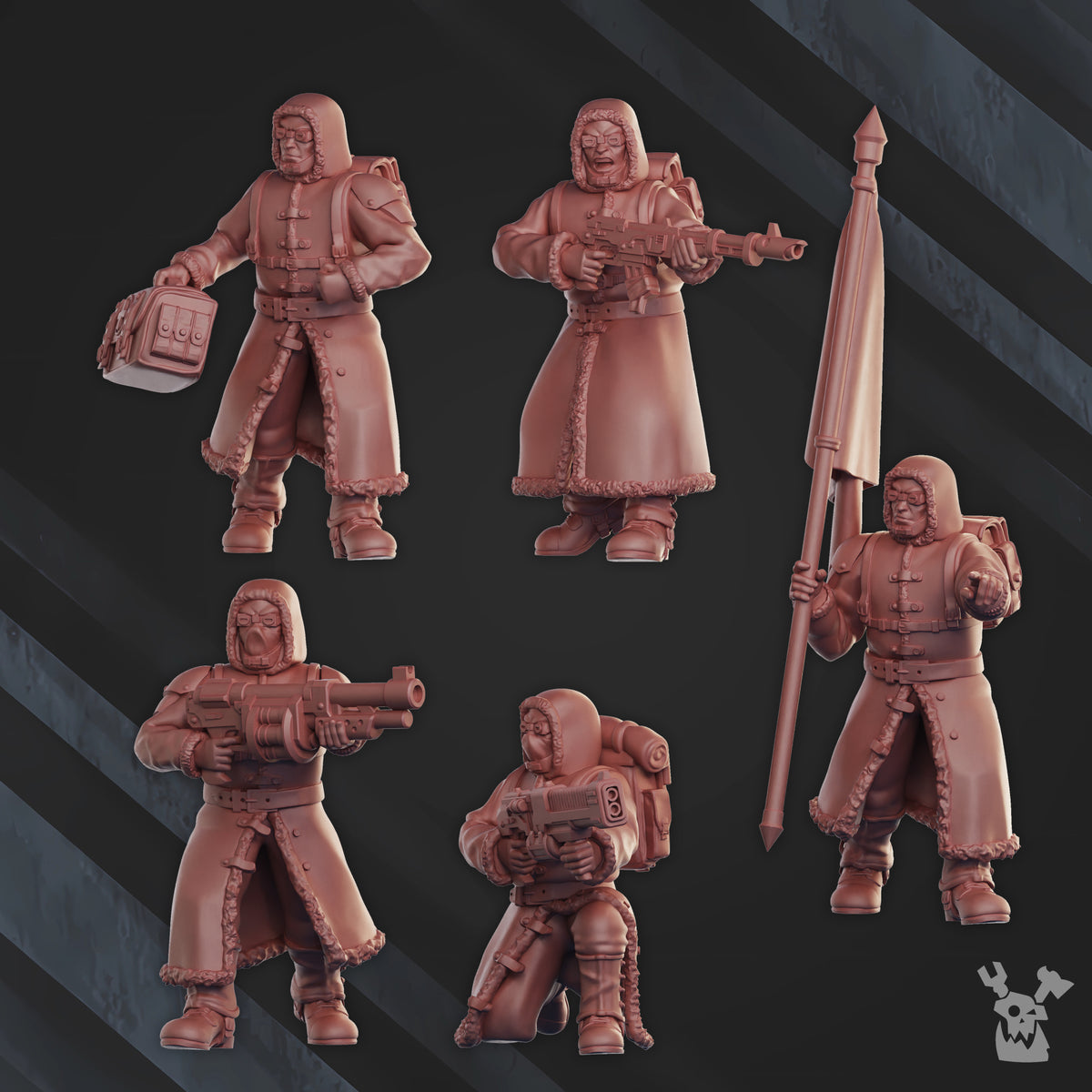 FROSTBORN COMMAND SQUAD by DakkaDakka Store - Full Miniature / Model
