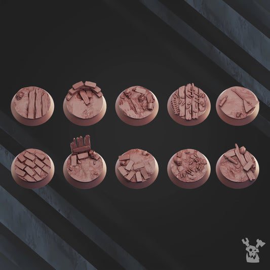 FROSTBORN DIVISION BASES SET X10 (25 MM)