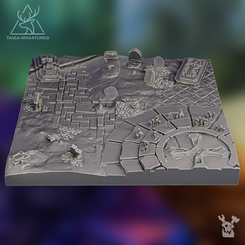 GOTHIC/HORROR TEXTURE TERRAIN PLATE + PROPS BITS by DakkaDakka Store - Terrain